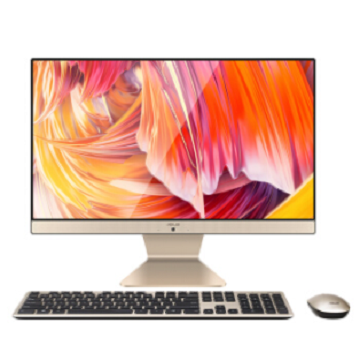 華碩（ASUS） 一體機(jī)電腦全套 V221/V4000家用辦公學(xué)習(xí)高清電腦多功能 21.5英寸IPS 星耀黑